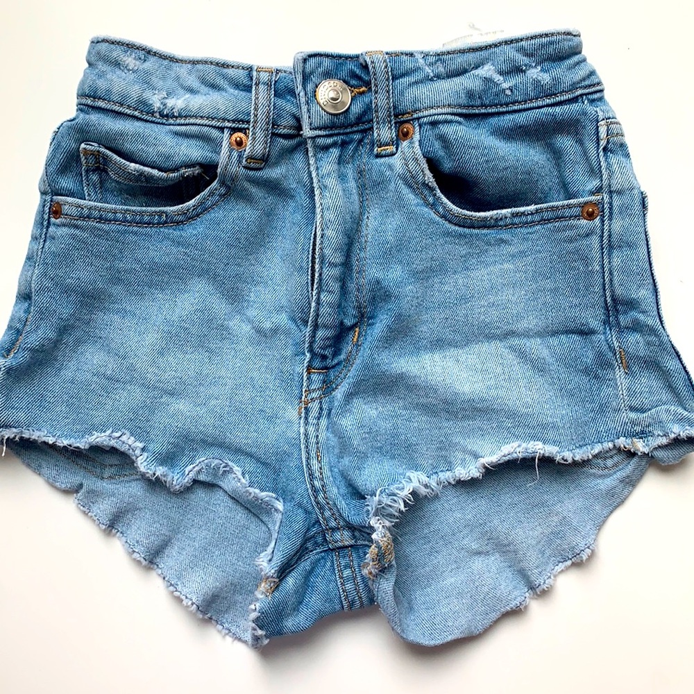 softest jean shorts